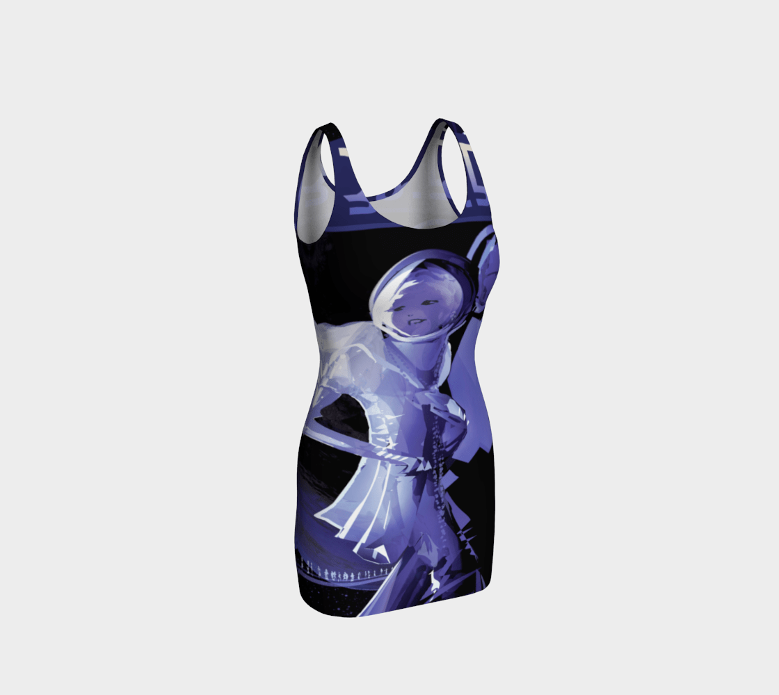 Cassini Dragon Ain't No Party Like An Outer Space Party Bodycon