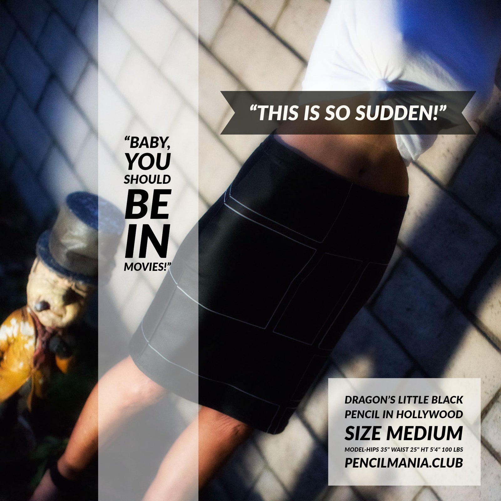 Dragon's Little Black Dress In Hollywood Episode One - Discovered!!