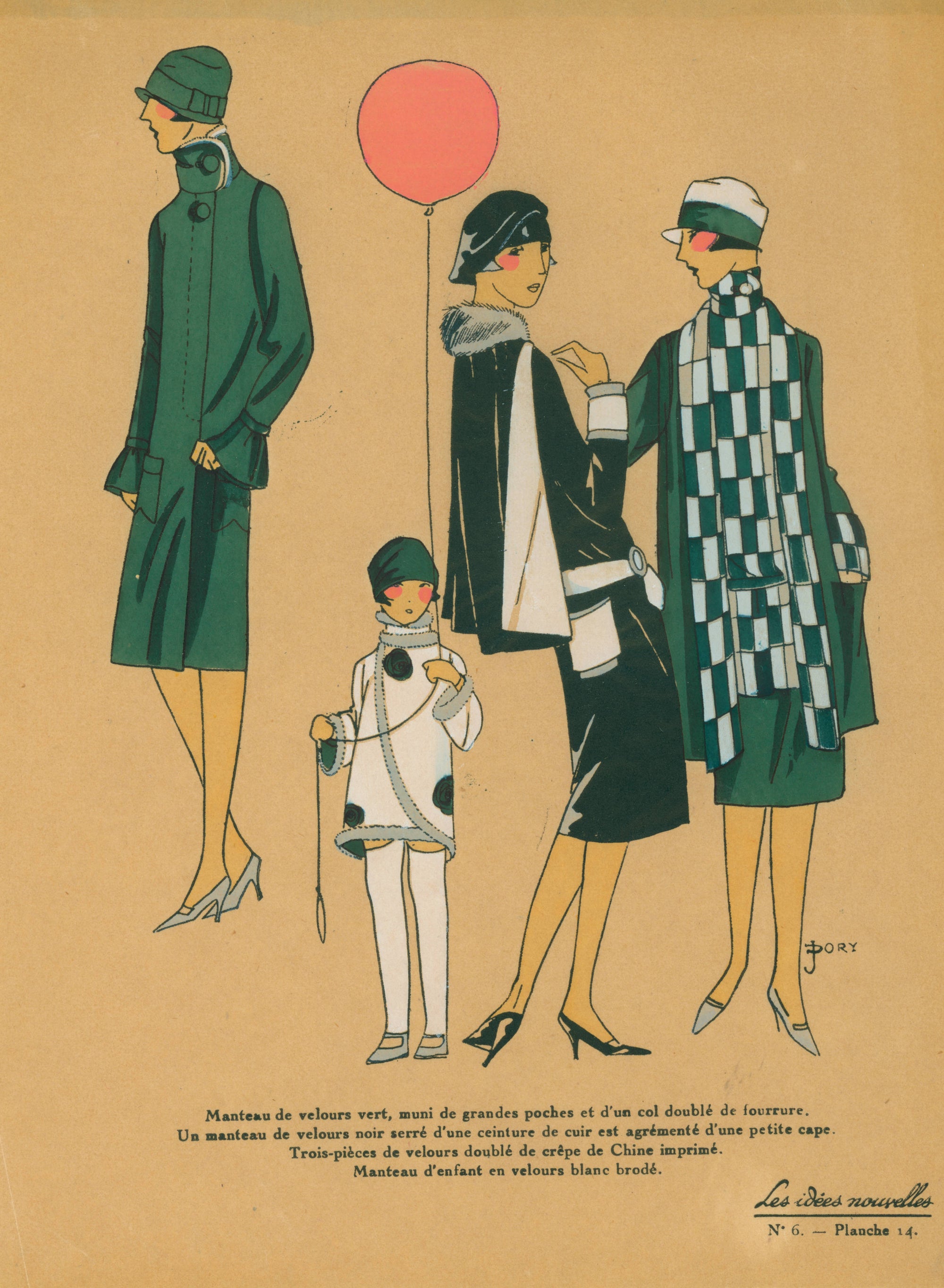Early 1900's Paris Fashion At The Time Of Modigliani - Inspiration For Dragon's Flapper Beanie