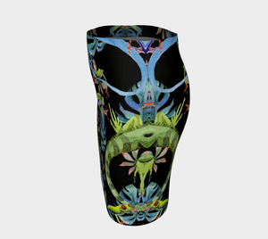Reptilian Dragon Juana Iguana Pencil Skirt
