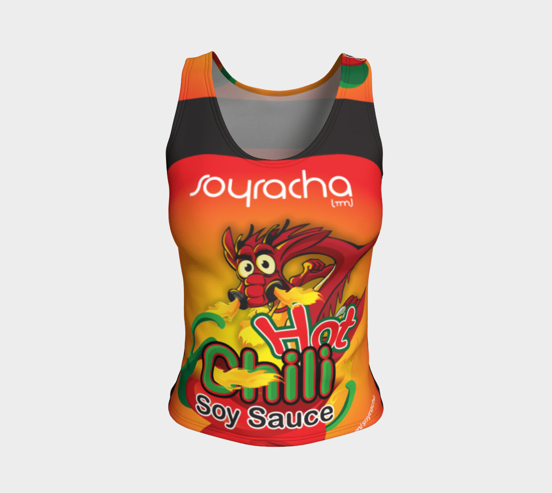 Soyracha Dragon Human Sandwich Board Fitted Tank