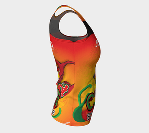 Soyracha Dragon Human Sandwich Board Fitted Tank