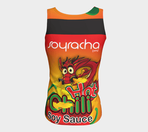 Soyracha Dragon Human Sandwich Board Fitted Tank