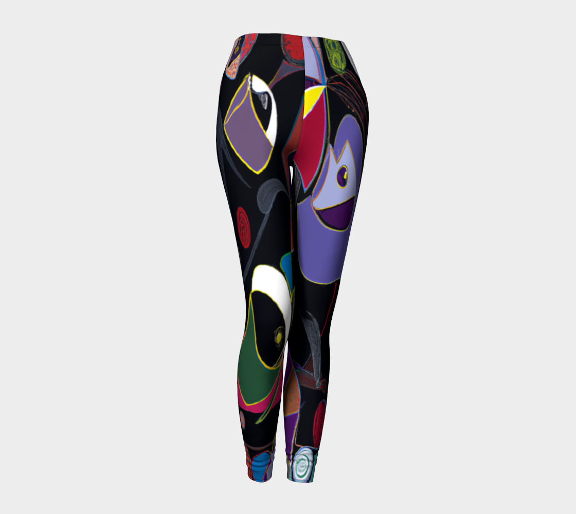 AI Designed Leggings Inspired By Artist Wassily Kandinsky