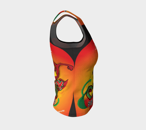 Soyracha Dragon Human Sandwich Board Fitted Tank