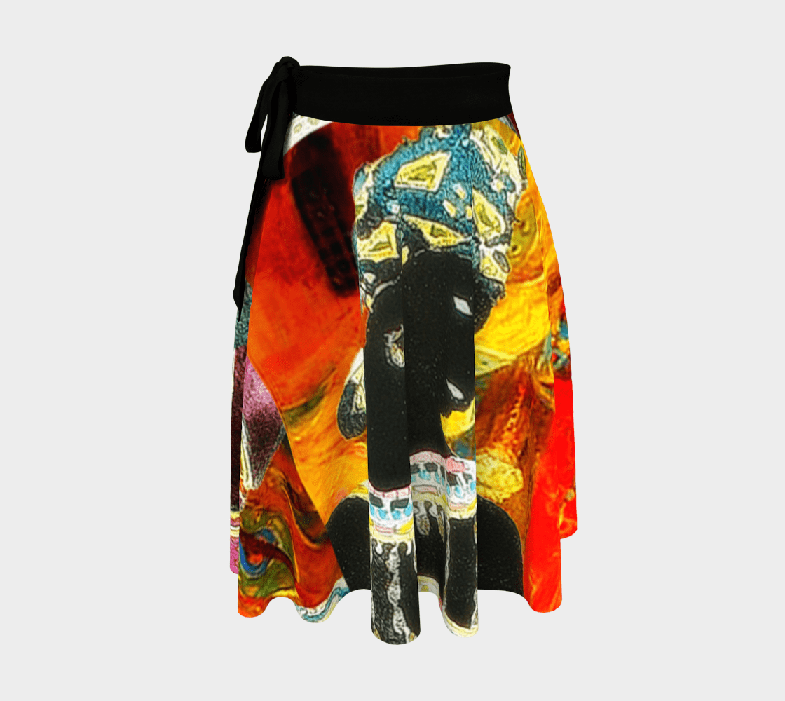 Bakst Dragon Mambo Mama Wrap Around Skirt