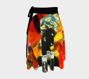 Bakst Dragon Mambo Mama Wrap Around Skirt