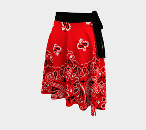 Ho Down Dragon Square Dance Wrap Around Skirt