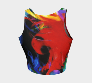 Athleisure Dragon Fight Or Flight Crop Top