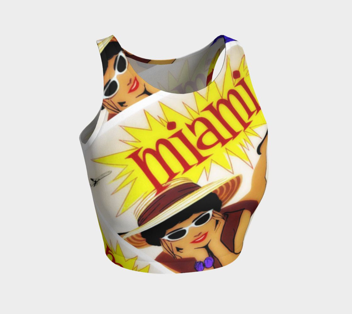 Sonny Dragon Miami Nice On The Run Crop Top