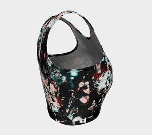 Jackson Dragon Paint Spatter Spill Spot Friendly Crop Top
