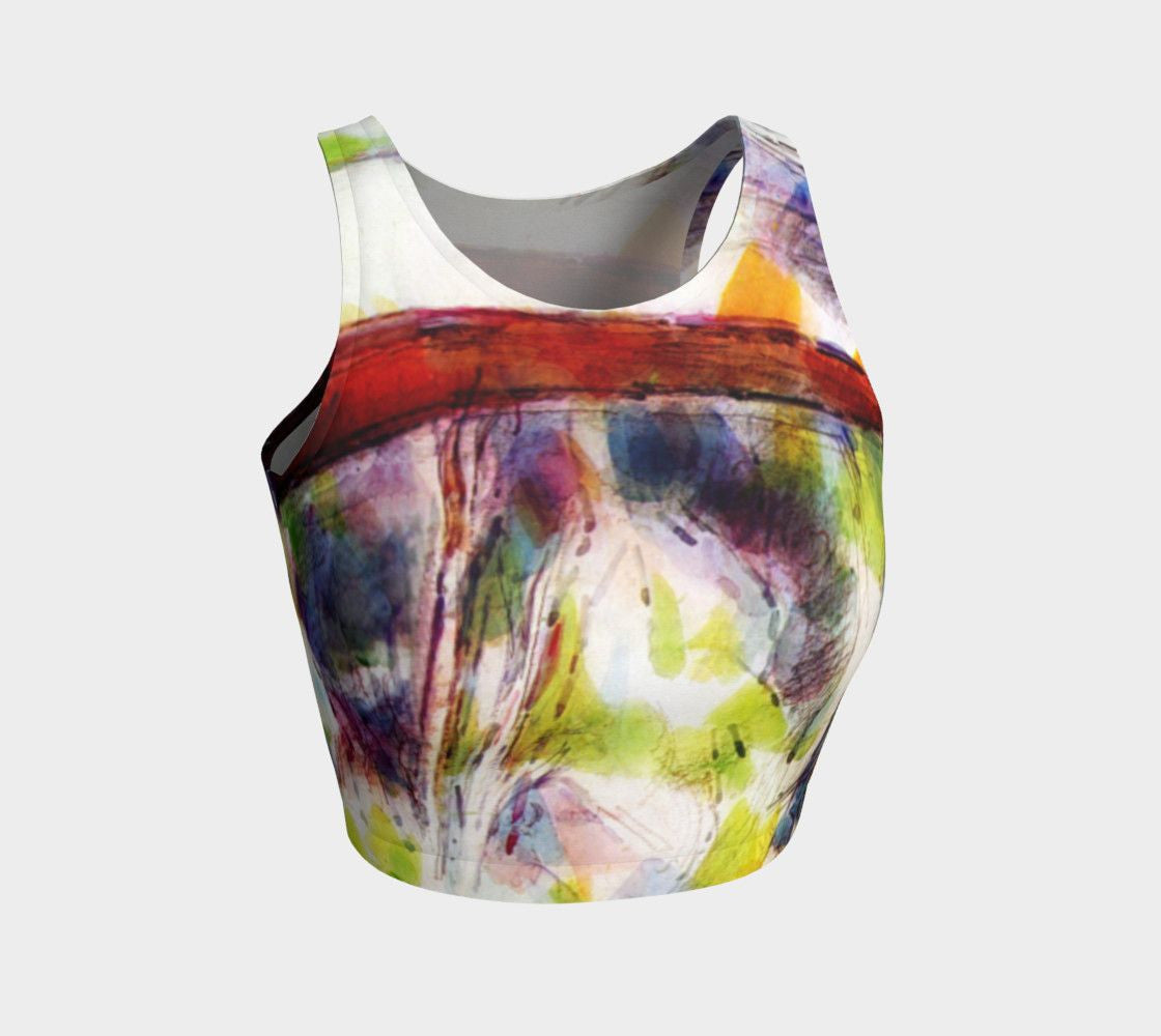 Cross That Bridge Dragon Stylishly Crop Top