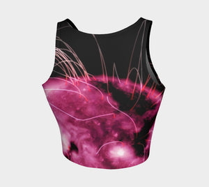 Jimi Dragon Purple Haze Athleisure Crop Topper