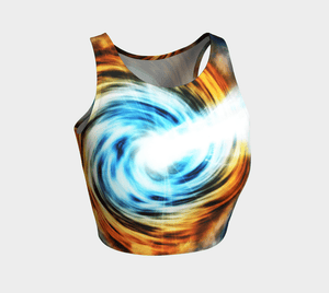 Planet Dragon Cosmic Swirly Cue Crop Topper