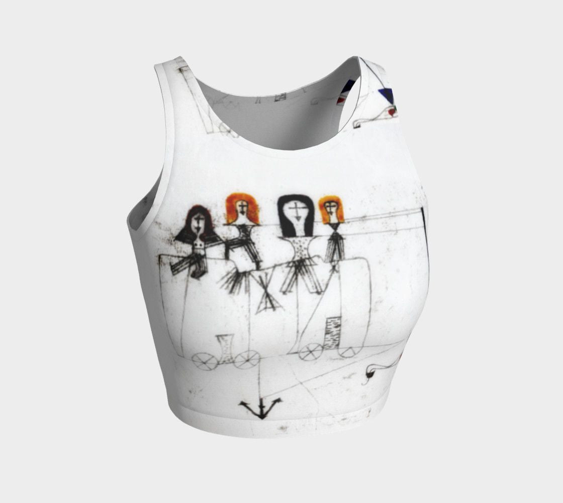 Girls Night Out Dragon And Hittin' The Gym Crop Topper