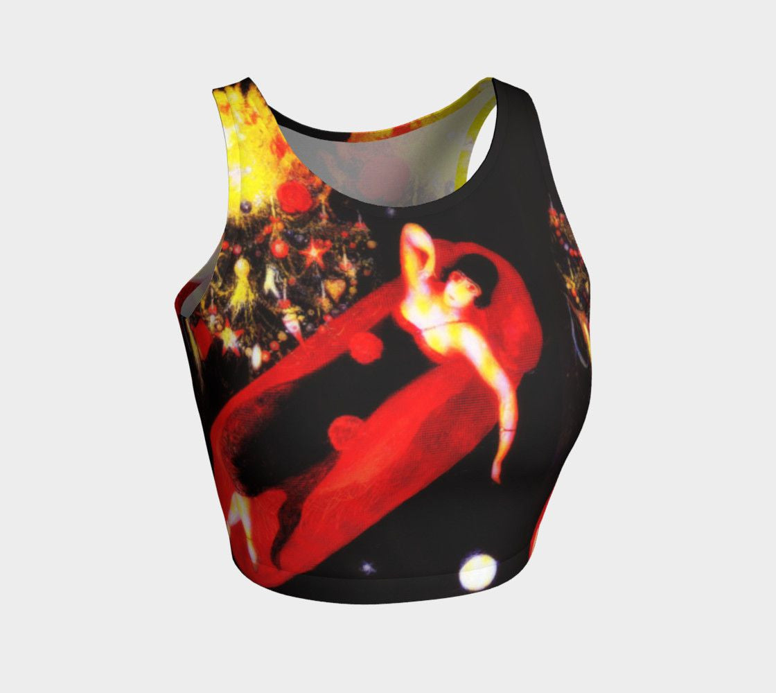 Santa Dragon Laid Back Christmas Crop Topper