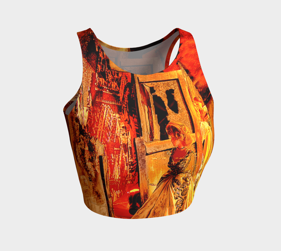 Jean Dragon Cocteau Cocktail Crop Top