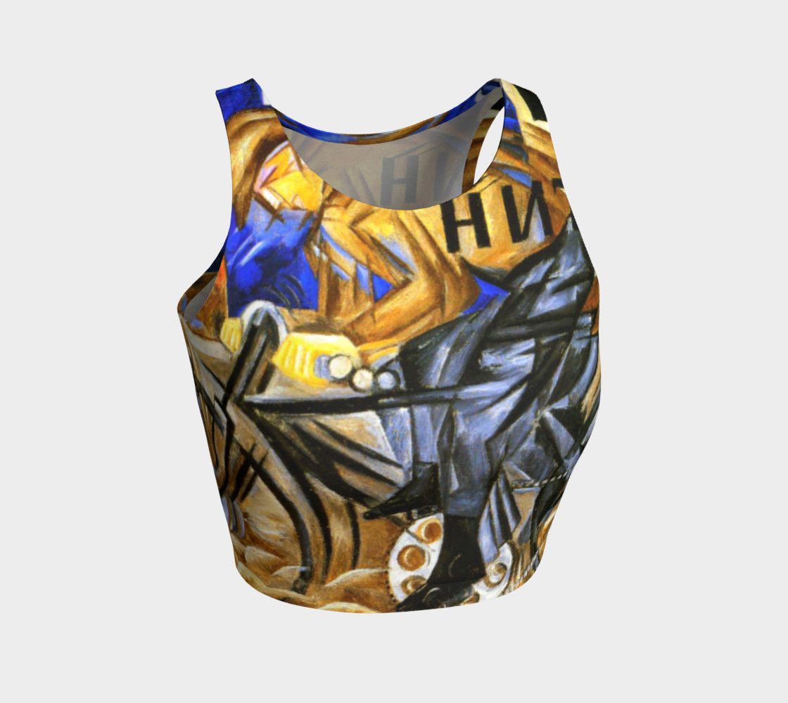 Cuban Pete Dragon Cubo Futuro Bike To Work Athleisure Crop Top