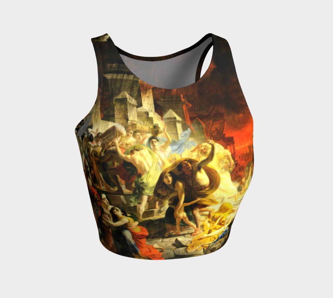 Pompeii Dragon Is It Hot In Here Crop Top