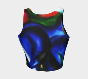 Franz Dragon My Blue Pony Crop Top
