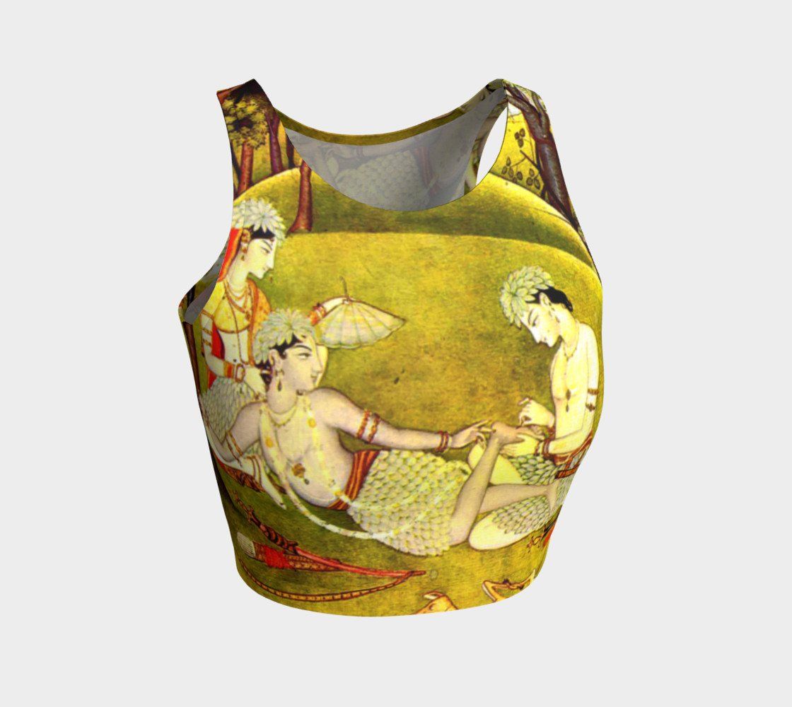 Kangra Dragon RamaSita Diwali Crop Top