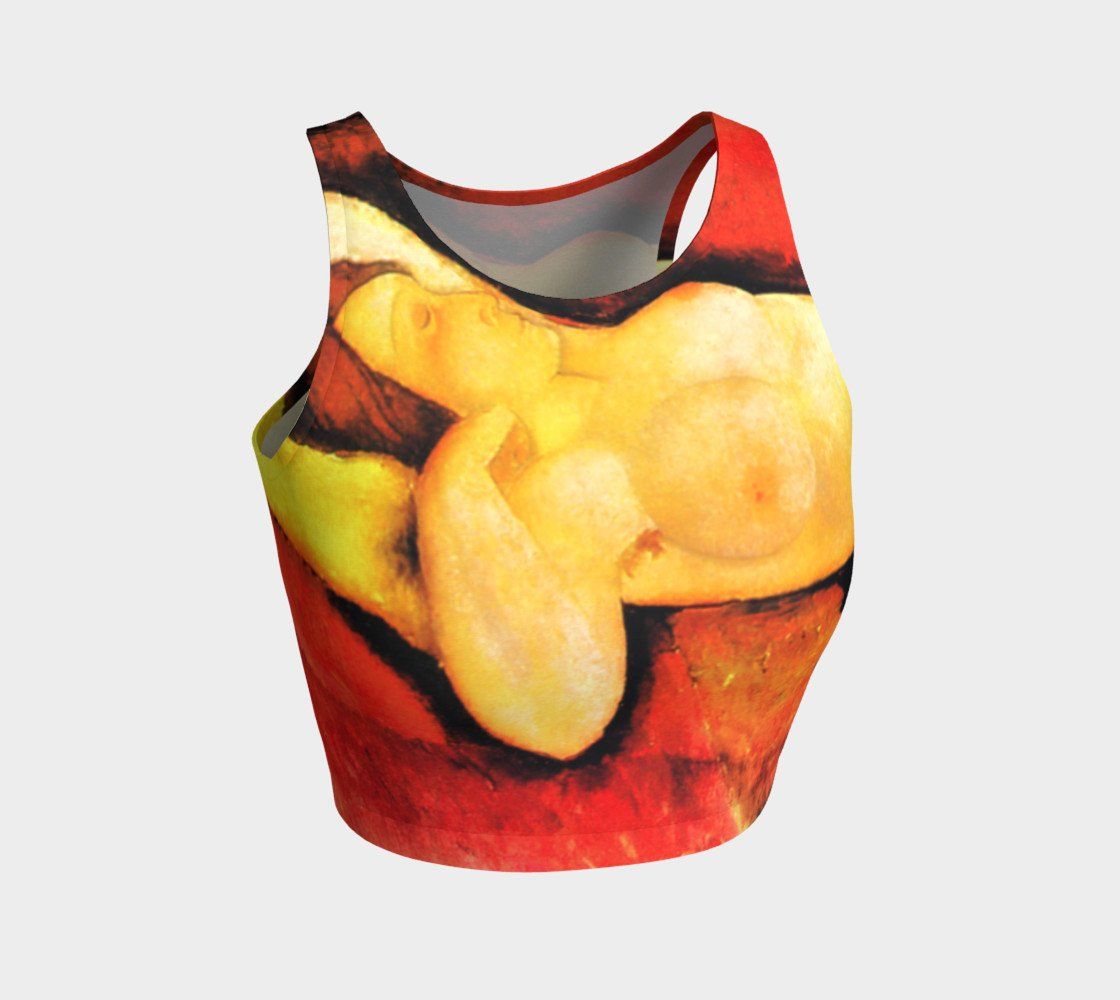 Amedeo Dragon #FreeTheNipple Crop Top