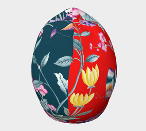 Asymmetrical Dragon Chinoiserie Flapper