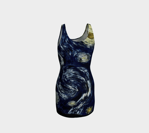 Comet Dragon Starry Night Celestial Bodycon
