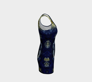 Comet Dragon Starry Night Celestial Bodycon