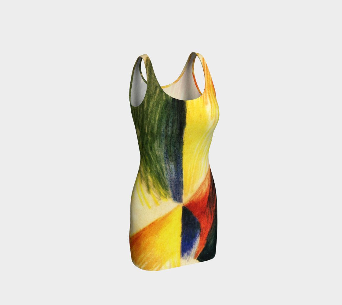 Crayon Dragon Color Outside The Lines Bodycon