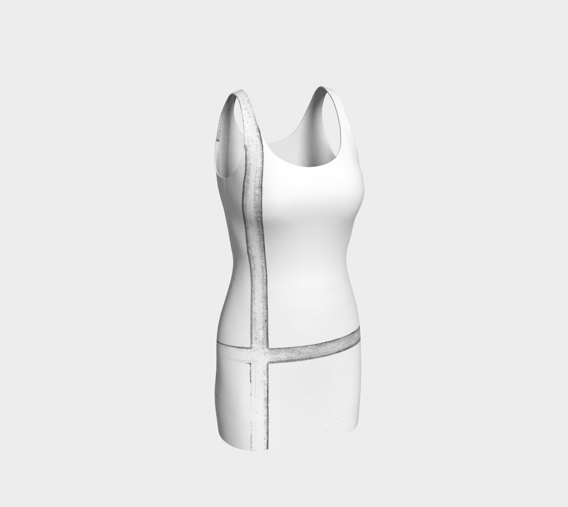 Minimalist Dragon Body At A Crossroads Bodycon