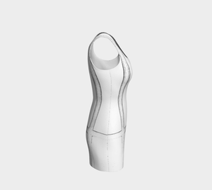 Minimalist Dragon Body At A Crossroads Bodycon