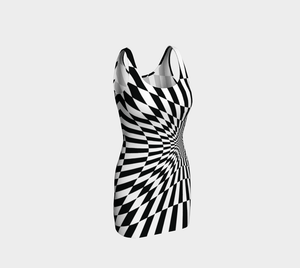 Grandmaster Dragon 3D Chessboard Bodycon