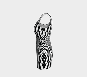 Grandmaster Dragon 3D Chessboard Bodycon