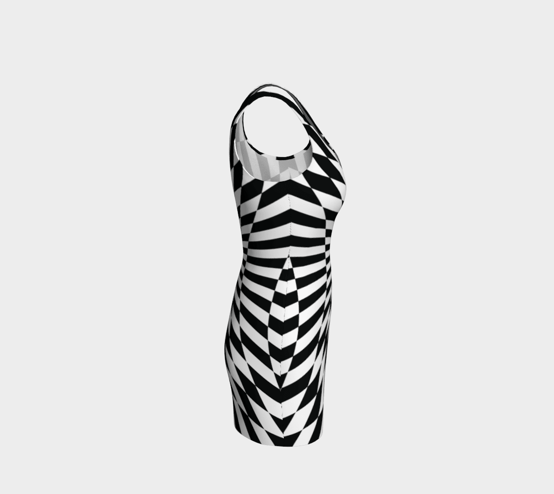blue dress for baby girl Grandmaster Dragon 3D Chessboard Bodycon