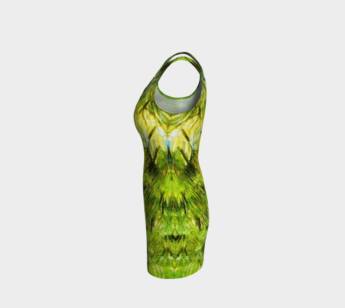Tropical Dragon Green Grass Bodycon Tropical Dragon Green Grass Bodycon