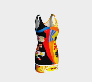 Elvis Dragon Viva Las Booty Bodycon