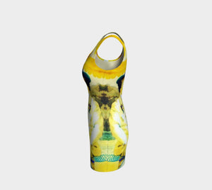 Dandy Dragon Mello Yellow Jaunty Bodycon