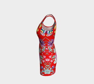 Chinoiserie Dragon Little Red Riding Hood Bodycon
