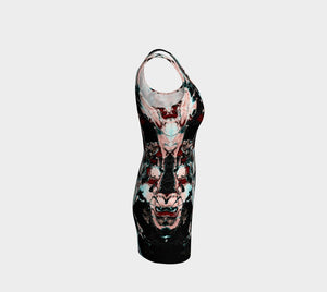 Jackson Dragon Paint Spatter All Over Your Bodycon
