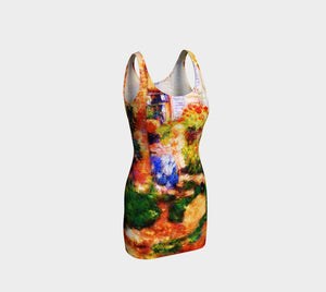Cowsills Dragon Flower Girl Pencil Skirt