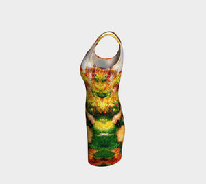 Cowsills Dragon Flower Girl Pencil Skirt