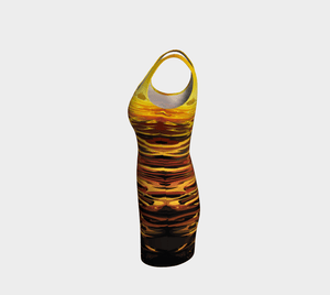 Titan Dragon Saturn Moon Space Bodycon