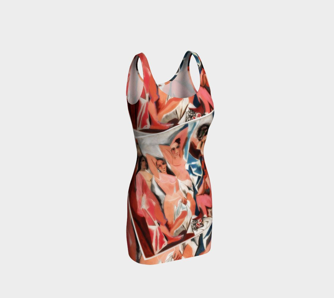 Pajama Party Dragon Picasso Cubist Bodycon