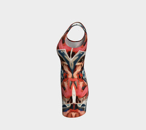 Pajama Party Dragon Picasso Cubist Bodycon