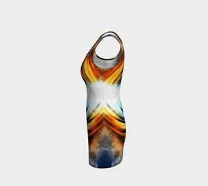 Planet Dragon Cosmic Swirly Cue Celestial Bodycon