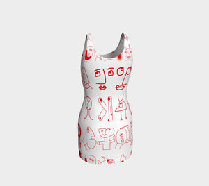 Manfred Dragon Go Font Yourself Bodycon