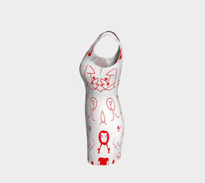 Manfred Dragon Go Font Yourself Bodycon