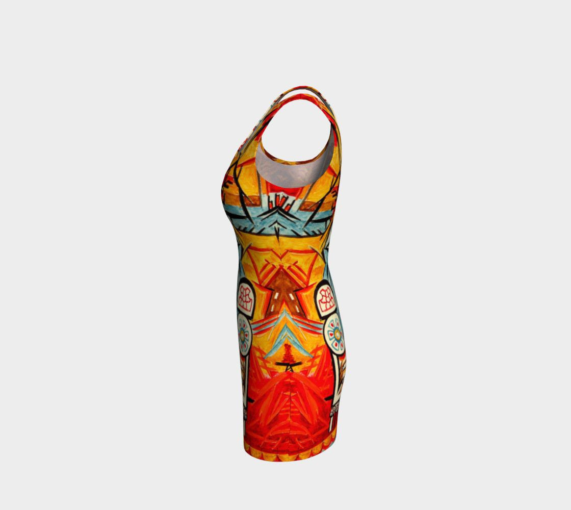 Cuban Pete Dragon Cubo Futuro Hip Enhancing Bodycon X-Large Cuban Pete Dragon Cubo Futuro Hip Enhancing Bodycon X-Large