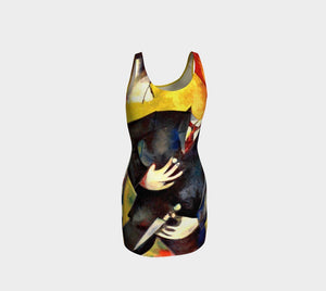 Chagall Dragon Backstabber Curve Hugging Bodycon